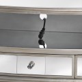 Designový zrcadlový TV stolek ARGENTE