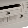 Designový rohový TV stolek venkovského stylu NORTE