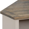 Designový rohový TV stolek venkovského stylu NORTE