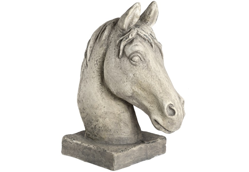 So&scaron;ka b&iacute;l&aacute; hlava koně 45cm