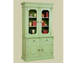 Knihovna s vitrínou MATEO