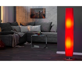 Stylová moderní stojací lampa Paris 120cm červená