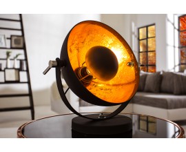 Retro elegantní stolní lampa Studio 40 cm černá / zlatá