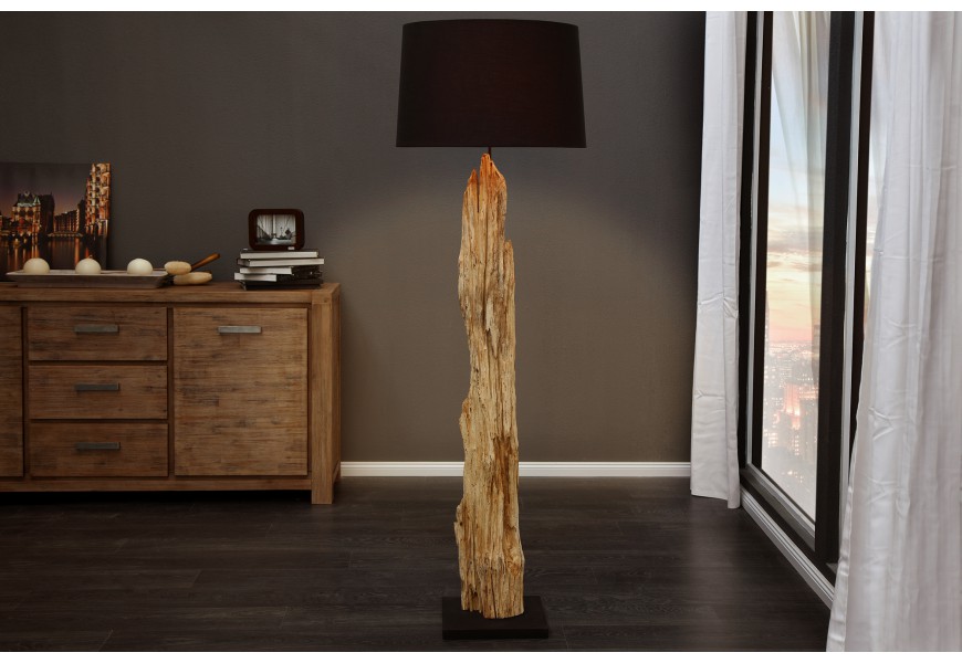 Designová originální stojací lampa Rousilique 175 cm z naplaveného dřeva