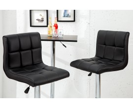 Barová židle Modena 90-115 cm černá