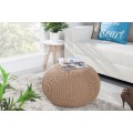 Designová luxusní taburetka Stool 50cm kávová