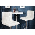 Barová židle Modena 90-115 cm bílá