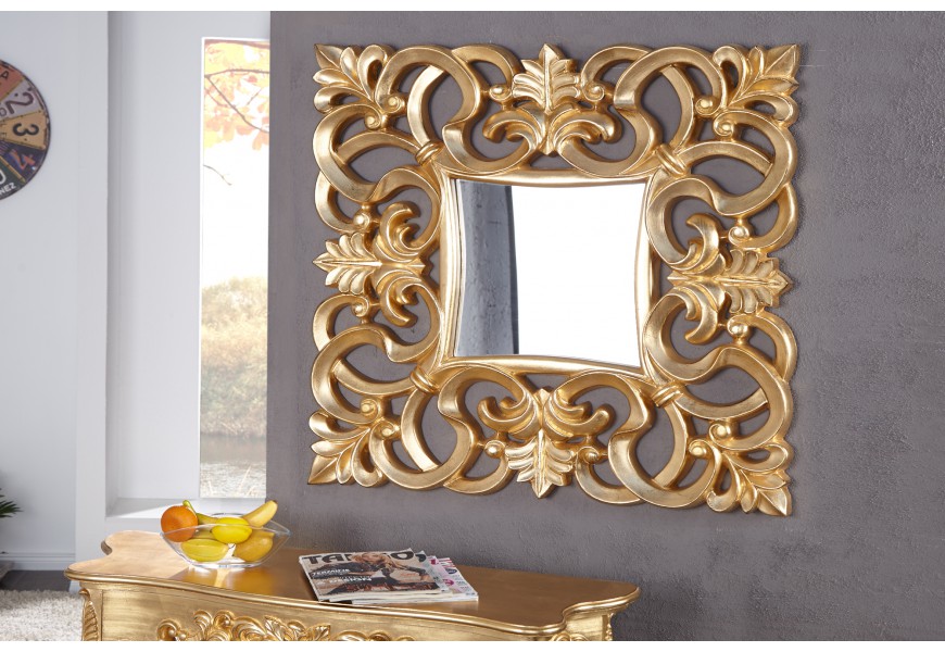 Antické zrcadlo Venice 75cm zlaté