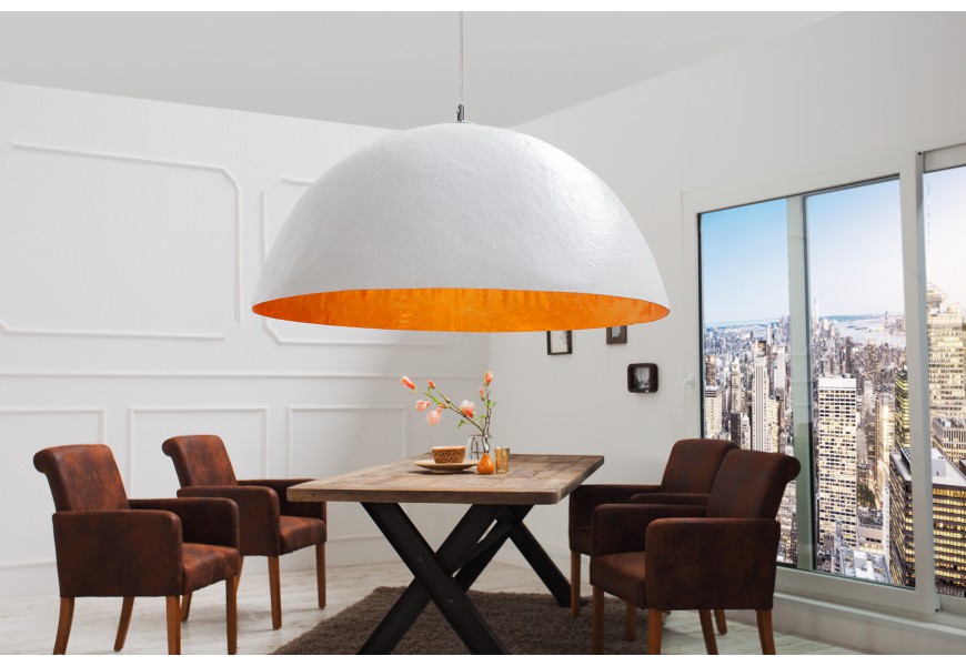 Designové moderní závěsné svítidlo Glow zlaté 70 cm