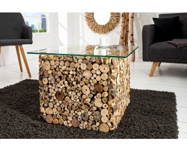 Designový originální konferenční stolek Fossil 45cm