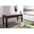 Luxusní elegantní lavice Cambrige 90cm hnědá