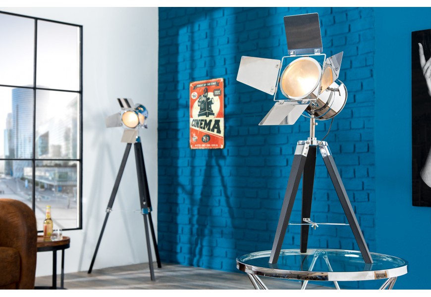 Designová moderní stolní lampa Hollywood 65 cm černá