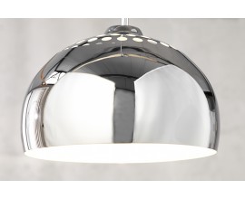 Moderní designové závěsné svítidlo Chrome Ball