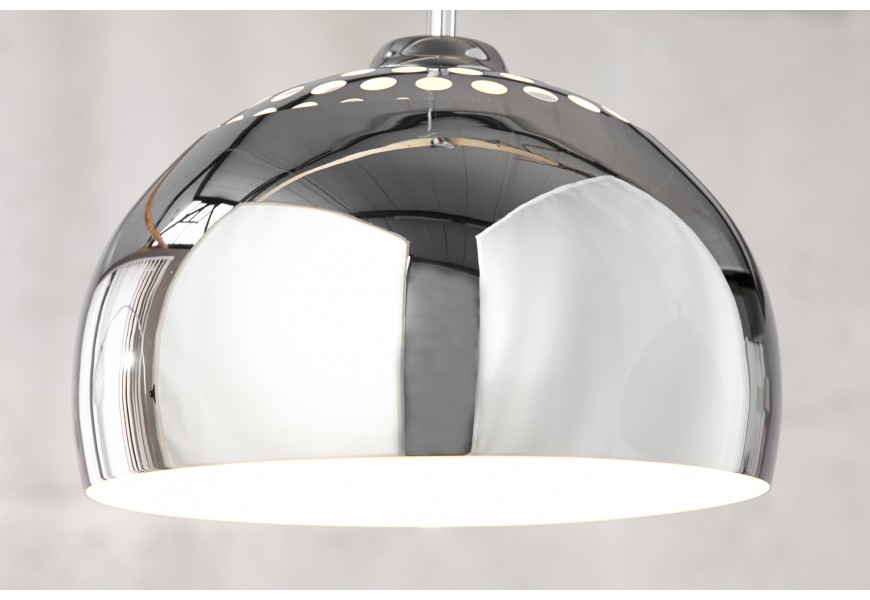 Moderní designové závěsné svítidlo Chrome Ball