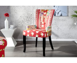 Designová moderní židle Ibiza Patchwork barevná