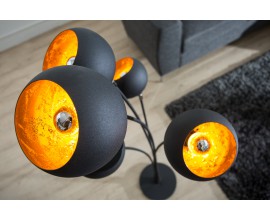 Luxusní moderní stojací lampa Magma 170cm zlatá