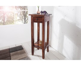 Originální Telefonní stolek Hemingway antická hnědá