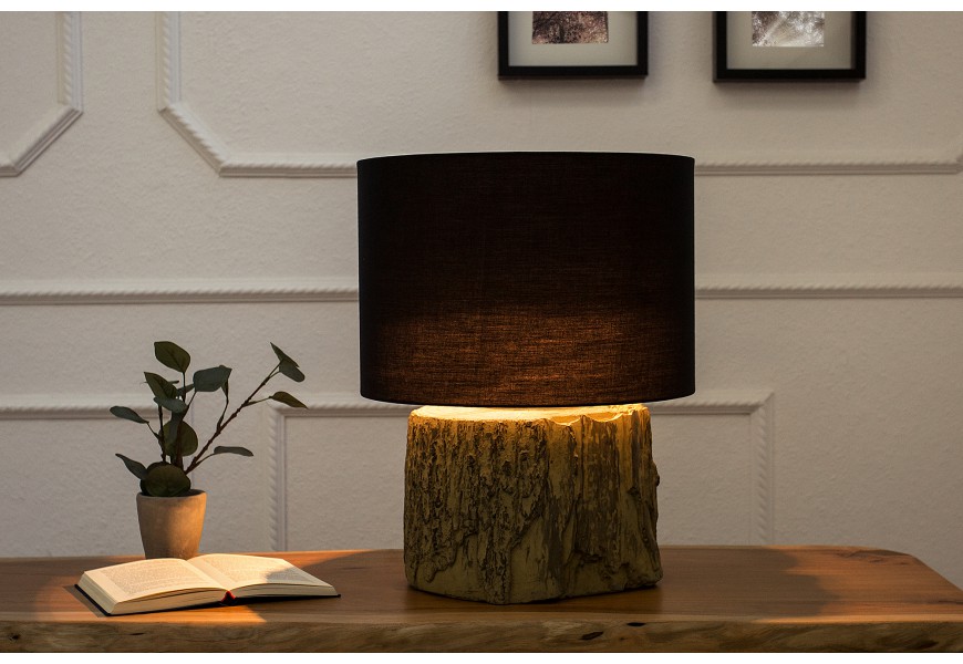 Designová originální stolní lampa Tara 40cm černá