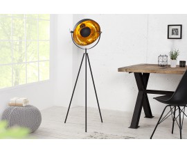 Designová originální stojací lampa Studio 140cm zlatá