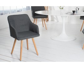 Designová moderní jídelní židle Scandinavia šedá