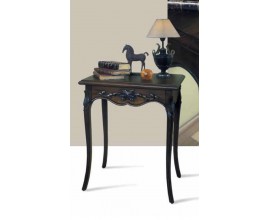 Rustikální luxusní příruční stolek Nuevas formas s vyřezáváním 70cm