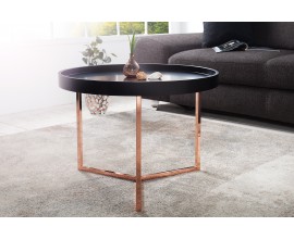 Stylový konferenční stolek Modul 60cm černá / měď