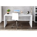 Moderní designový kancelářský psací stůl Trade 120cm bílý