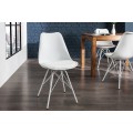 Designová moderní židle Scandinavia bílá