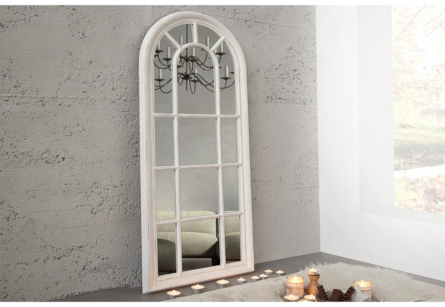Designové exkluzivní nástěnné zrcadlo Castillo 140cm šedá