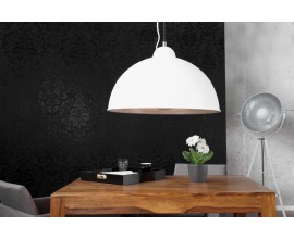 Elegantní moderní závěsné svítidlo Studio bílo / stříbrné