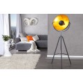 Stylová stojací lampa Big studio 160cm černá / zlatá