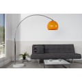 Designová jedinečná stojací lampa Big Bow II oranžová 175 - 205cm