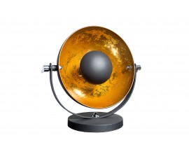 Retro elegantní stolní lampa Studio 40 cm černá / zlatá