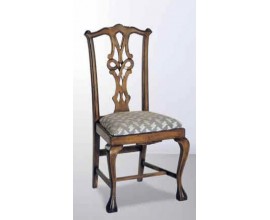 Rustikální jídelní židle Nuevas formas z masivního dřeva 102cm