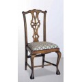 Rustikální jídelní židle Nuevas formas z masivního dřeva 102cm