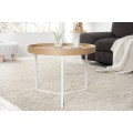 Stylový konferenční stolek Modul 60 cm přírodní bílá