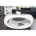 Designový konferenční stolek Spin II 75cm bílý