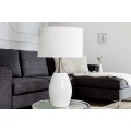 Moderní stylová stolní lampa Carla 60cm bílá