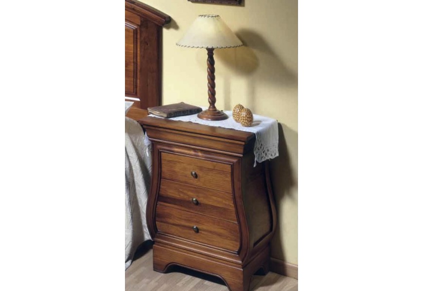Rustikální luxusní noční stolek Luis Philippe 70cm