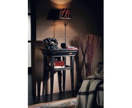 Rustikální luxusní telefonní stolek Luis Philippe s poličkou 70cm