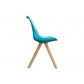 Designová Retro židle Scandinavia tyrkys