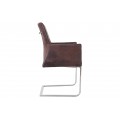Luxusní elegantní konzolová židle Samson kávová