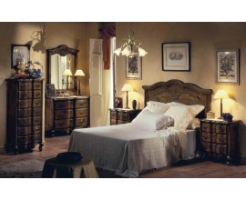Rustikální luxusní ložnicová sestava Selleccion 2 ze dřeva