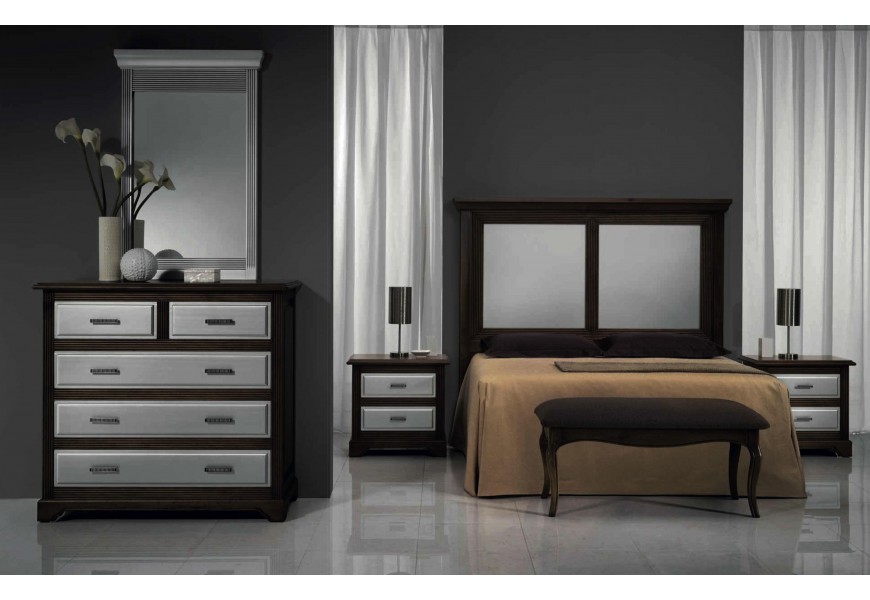 Klasická luxusní ložnicová sestava Nuevas Formas 6 ze dřeva