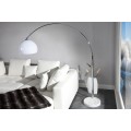 Designová moderní stojací lampa Big Bow II bílá 175-205cm