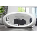 Designový konferenční stolek Spin II 75cm bílý