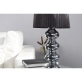 Luxusní moderní stolní lampa Mia černá
