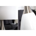 Moderní stylová stolní lampa Carla 60cm bílá