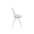 Designová moderní židle Scandinavia bílá