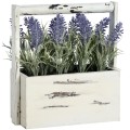 Lavendar in Wooden Planter
